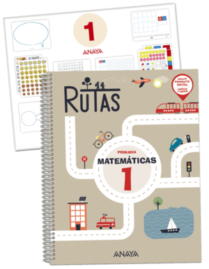 MATEM�TICAS 1. RUTAS. (INCLUYE MATERIAL MANIPULATIVO)