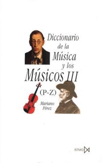 DICCIONARIO MUSICA Y MUSICOS P-Z  NUM.89