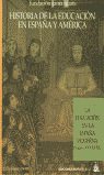 HISTORIA EDUCACION ESPA�A AMERICA EDUCACION ESPA�A MODERNA