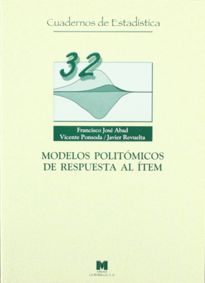 MODELOS POLITOMICOS DE RESPUESTA AL ITEM (32)