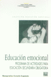 EDUCACION EMOCIONAL PROGRAMA DE ACTIVIDADES PARA ESO