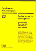 EVALUACION DE LA INVESTIGACION