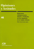 CIS 46 OPINIONES Y ACTITUDES - RELACIONES INTERPERSONALES...