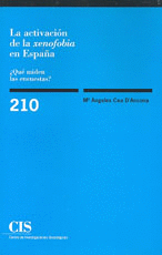 CIS N�210 - ACTIVACION DE LA XENOFOBIA EN ESPA�A...