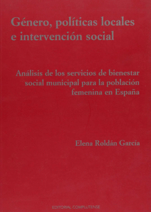 GENERO POLITICAS LOCALES E INTERVENCION SOCIAL