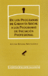 DE LOS PROGRAMAS DE GARANTIA SOCIAL A LOS PROGRAMAS DE INICIAICON