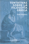 TENTATIVAS SOBRE LA FILOSOFIA GRIEGA