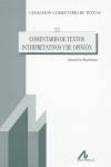 COMENTARIO DE TEXTOS INTERPRETATIVOS Y DE OPINION