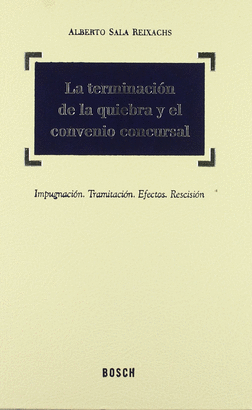 TERMINACION QUIEBRA Y CONVENIO CONCURSAL
