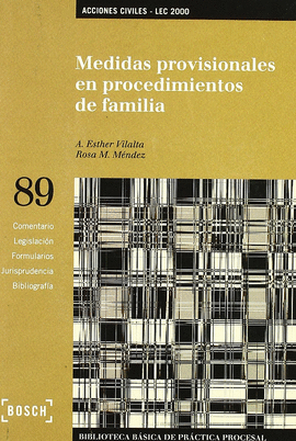 MEDIDAS PROVISIONALES EN PROCEDIMIENTOS DE FAMILIA