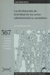 DECLARACION DE LESIVIDAD DE LOS ACTOS ADMINISTRATIVOS ANULABLES