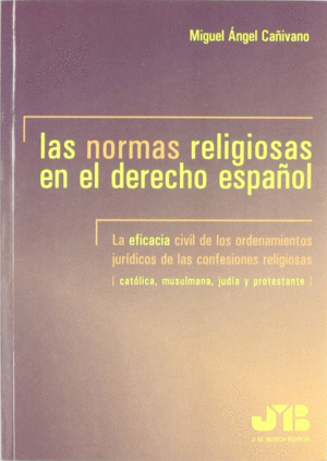 NORMAS RELIGIOSAS EN EL DERECHO ESPAOL