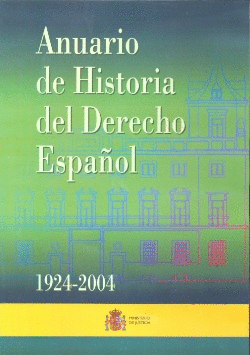 ANUARIO DE HISTORIA DEL DERECHO ESPAOL