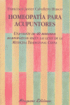HOMEOPATIA PARA ACUPUNTORES