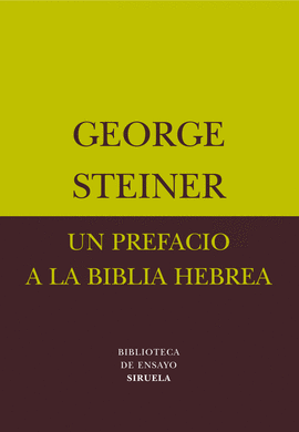 UN PREFACIO A LA BIBLIA HEBREA - BE/22