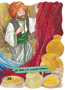 TROQUELADO CLASICO N� 34 - ALI BABA Y CUARENTA LADRONES / MA