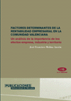 FACTORES DETERMINANTES DE LA RENTABILIDAD EMPRESARIAL EN LA COMUN