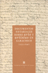 DOCUMENTOS NOTARIALES SOBRE ARTE Y ARTISTAS EN GARACHICO