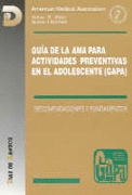 GUIA AMA ACTIVIDADES PREVENTIVAS ADOLESCENTE  GAPA