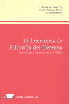 18 LECCIONES DE FILOSOFIA DEL DERECHO