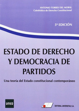 ESTADO DE DERECHO Y DEMOCRACIA DE PARTIDOS 5ª EDIC.