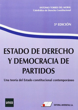 ESTADO DE DERECHO Y DEMOCRACIA DE PARTIDOS 5 EDIC.