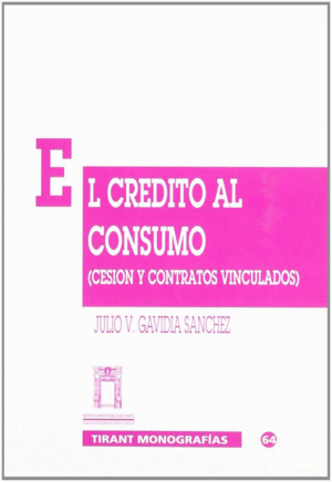 CREDITO AL CONSUMO CESION Y CONTRATOS VINCULADOS