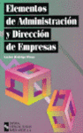 ELEMENTOS DE ADMINISTRACION Y DIRECCION DE EMPRESAS