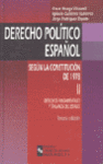 DERECHO POLITICO ESPAÑOL VOL.II