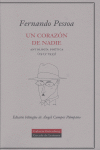 UN CORAZON DE NADIE  ANTOLOGIA POETICA 1913/1935