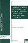 LIMITACIONES ESTATUTARIAS NUMERO MAXIMO VOTOS SOCIEDADES COTIZADA