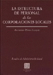 ESTRUCTURA  DEL PERSONAL DE LAS CORPORACIONES LOCALES