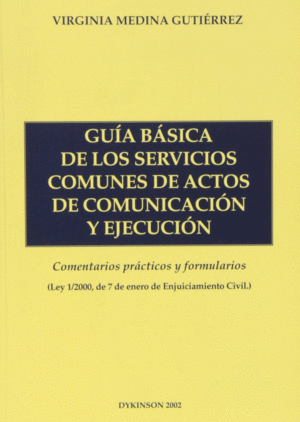 GUIA BASICA SERVICIOS COMUNES DE ACTOS COMUNICACION Y EJECUCION