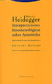 INTERPRETACIONES FENOMENOLOGICAS SOBRE ARISTOTELES