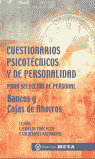 CUESTIONARIOS PSICOTECNICOS Y DE PERSONALIDAD