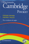 DICCIONARIO CAMBRIDGE POCKET ENGLISH-SPANISH/ ESPA�OL-INGLES