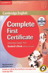 COMPLETE FIRST CERTIFICATE FOR SPANISH SPEAKERS STUDENT'S BOOK WI