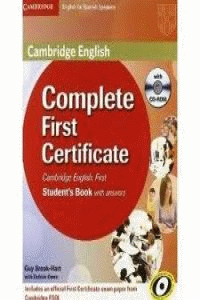 COMPLETE FIRST CERTIFICATE FOR SPANISH SPEAKERS. WORKBOOK WITHOUT ANSWERS