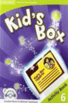 KID'S BOX FOR SPANISH SPEAKERS, EDUCACIN PRIMARIA, LEVEL 6. ACTIVITY BOOK