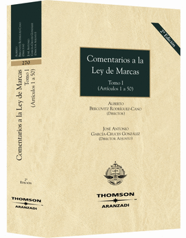 COMENTARIOS A LA LEY DE MARCAS 2 VOLUMENES 2 ED