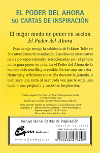 CARTAS DE INSPIRACION - PODER DEL AHORA