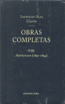 OBRAS COMPLETAS VIII ARTICULOS 1891 1894 - CLARIN