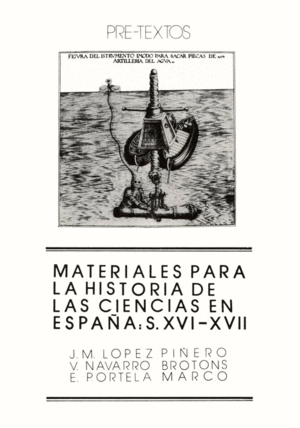 MATERIALES HISTORIA CIENCIAS ESPAA S XVI XVII