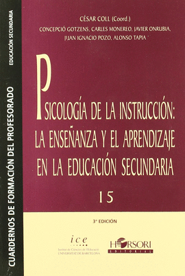 *** PSICOLOGIA INSTRUCCION ENSE�ANZA APRENDIZAJE EDUCACION SECUND