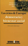 RETOS DE EUROPA: DEMOCRACIA Y BIENESTAR SOCIAL