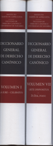 7 VOLS - DICCIONARIO GENERAL DERECHO CANONICO