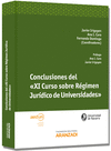 CONCLUSIONES DEL �XI CURSO SOBRE R�GIMEN JUR�DICO DE UNIVERSIDADES�