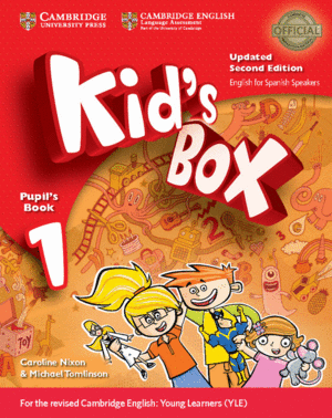 KIDS BOX LEVEL 1 PUPIL'S BOOK WITH MY HOME BOOKLET UPDATED ENGLISH FOR SPANISH