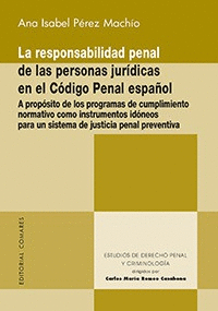 RESPONSABILIDAD PENAL DE PERSONAS JUR�DICAS EN C�DIGO PENAL ESPA�OL