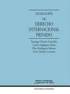 LEGISLACI�N DE DERECHO INTERNACIONAL PRIVADO (21�ED) 2018